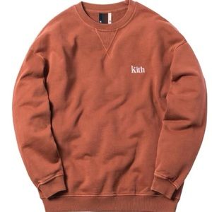 Kith, sz XS (fits like mens small), Vintage Crewneck in Clay color